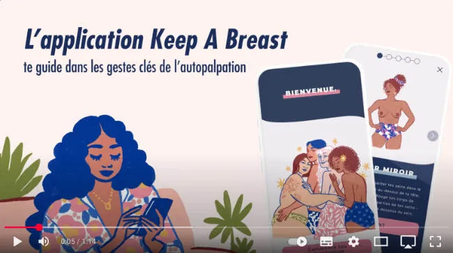 Seconde vidéo Keep a Breast, sur YouTube